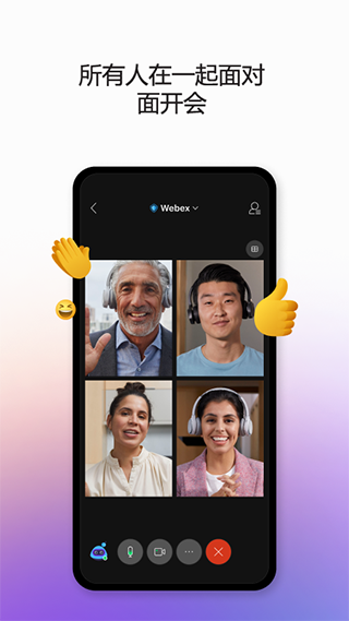 Webex会议截图2
