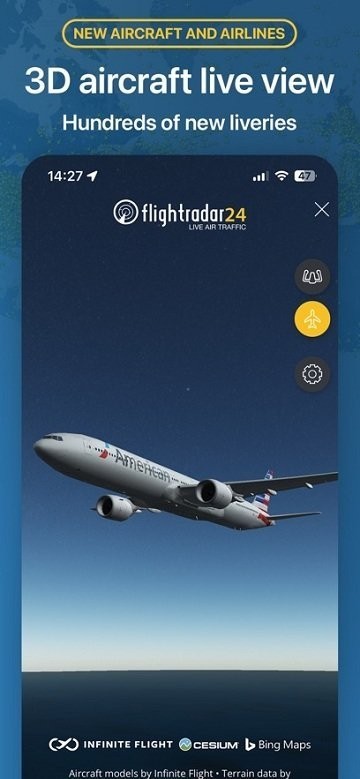 Flightradar24航班追踪器截图1