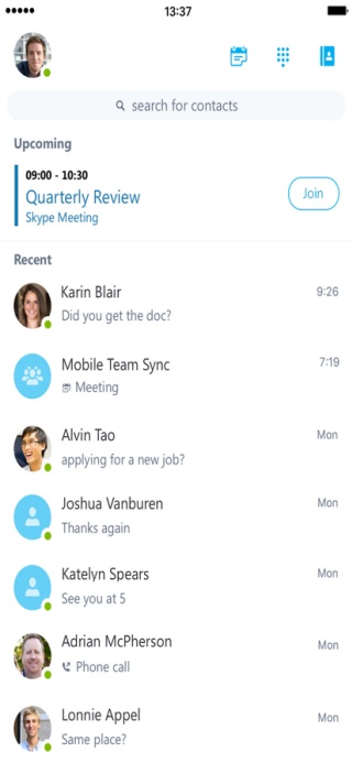 skype手机版