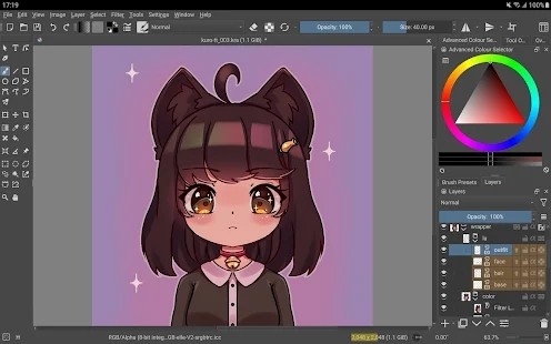 krita绘画截图2