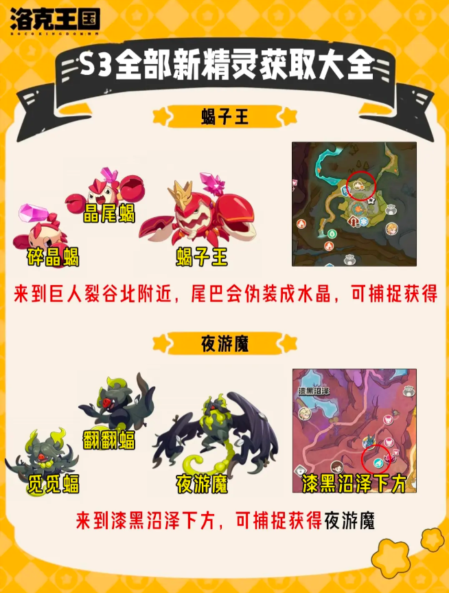洛克王国世界S3赛季新增精灵获取方式汇总