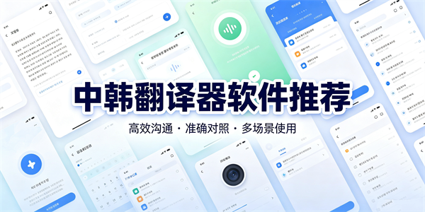 中韩翻译器软件推荐