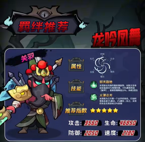 梦想三国之勇往直前T0阵容搭配 开荒强势组合