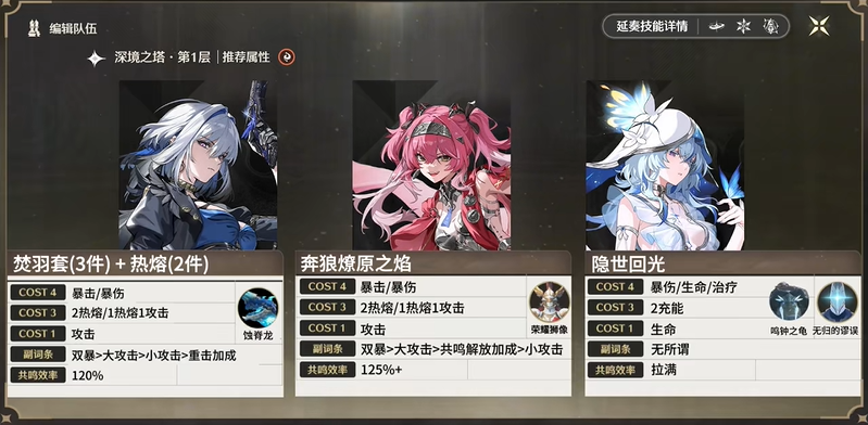 鸣潮热熔队角色搭配与输出手法详解