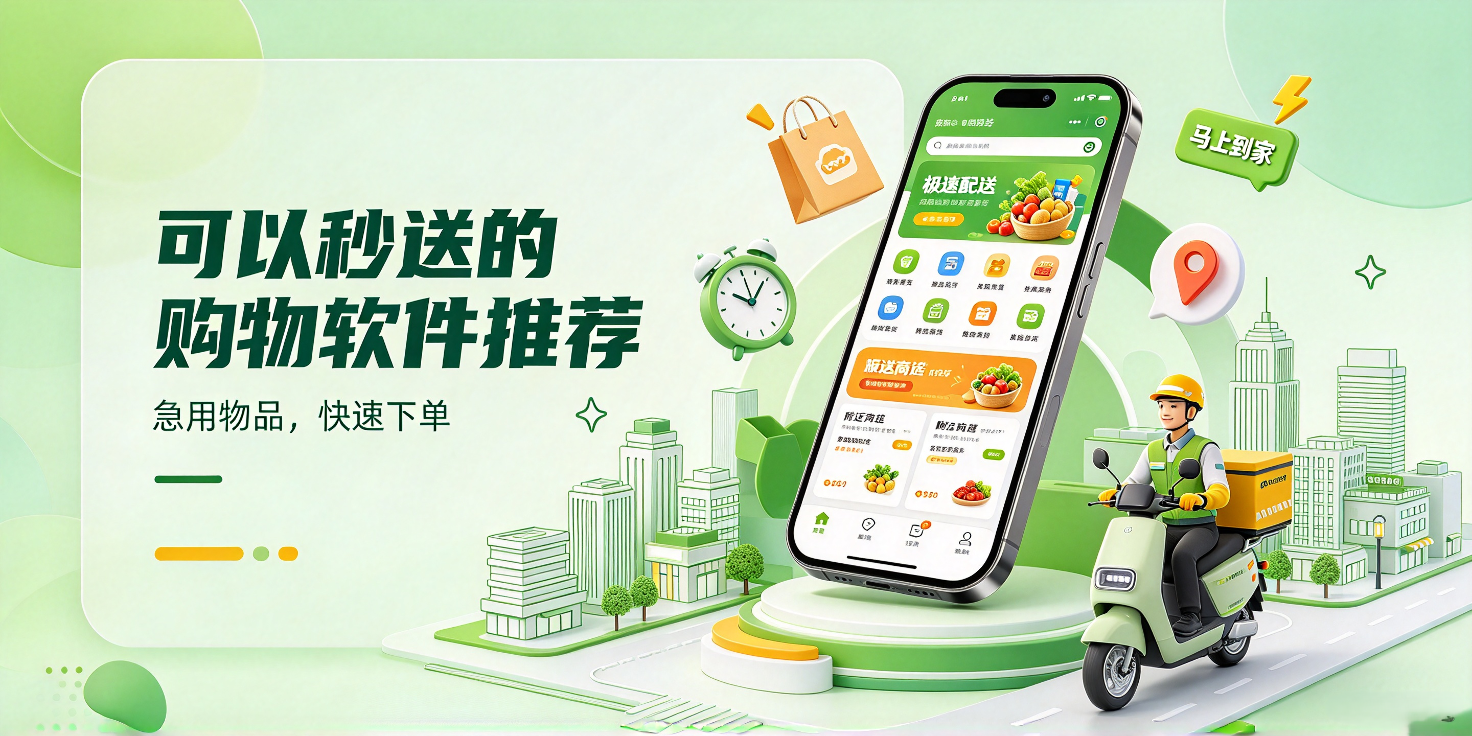 可以秒送的购物软件推荐