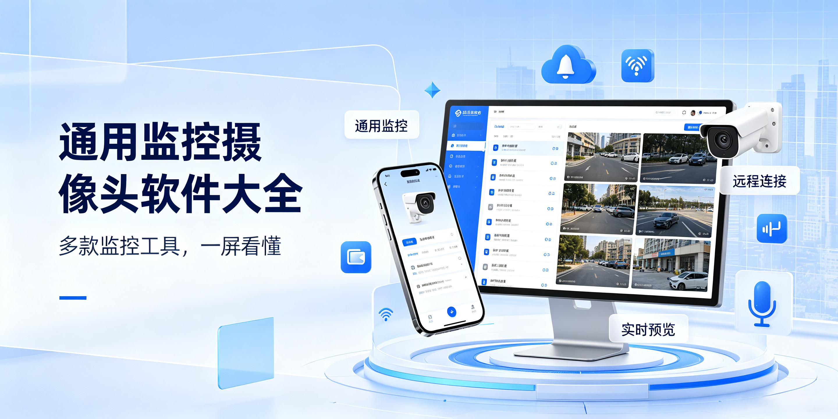 通用监控摄像头软件大全