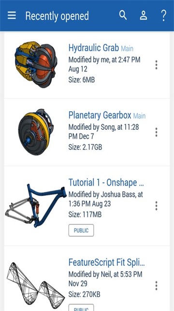 onshape建模截图2